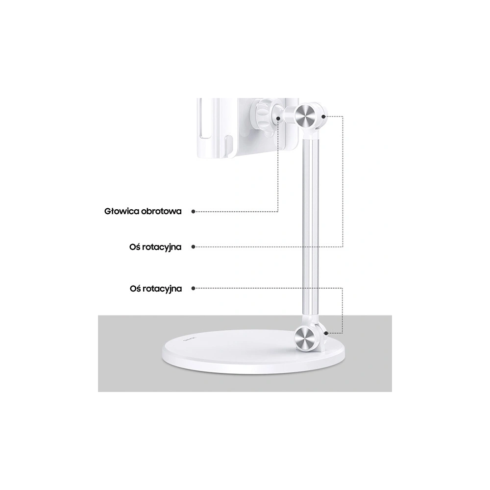 Uchwyt biurkowy USAMS na telefon/tablet czarny/black ZJ057ZJ01