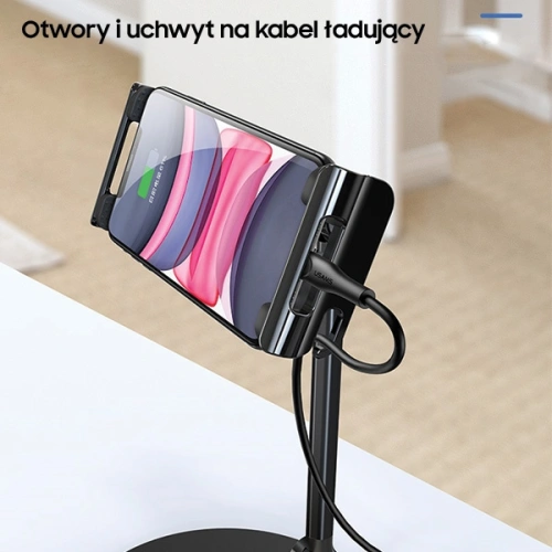 Kup Uchwyt biurkowy USAMS na telefon/tablet czarny/black ZJ057ZJ01 - USA734BLK - {ean13} - Sklep Home Screen