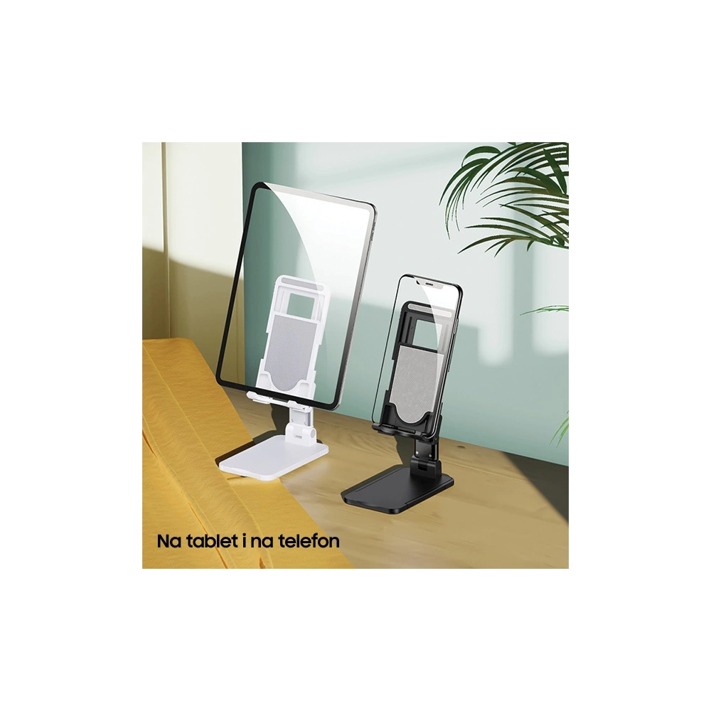 Uchwyt biurkowy USAMS na telefon/tablet czarny/black ZJ059ZJ01