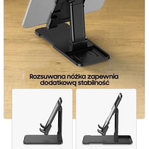 Kup Uchwyt biurkowy USAMS na telefon/tablet czarny/black ZJ059ZJ01 - USA735BLK - {ean13} - Sklep Home Screen