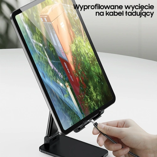 Kup USAMS Tischhalterung für Telefon/Tablet schwarz ZJ059ZJ01 - USA735BLK - {ean13} - Sklep Home Screen