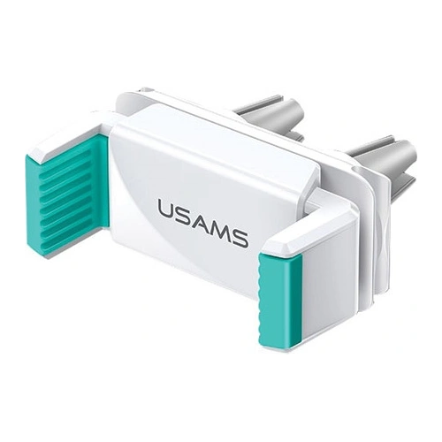 Kup USAMS Air Vent Dual Clip Handyhalterung weiß-grün ZJ45ZJ02 - USA738WHTGRN - {ean13} - Sklep Home Screen