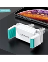 Kup USAMS Air Vent Dual Clip Handyhalterung weiß-grün ZJ45ZJ02 - USA738WHTGRN - {ean13} - Sklep Home Screen