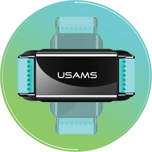 Kup USAMS Air Vent Dual Clip Handyhalterung weiß-grün ZJ45ZJ02 - USA738WHTGRN - {ean13} - Sklep Home Screen