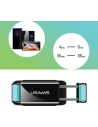 Kup Suport auto USAMS Air Vent Dual Clip alb-verde/ZJ45ZJ02 - USA738WHTGRN - {ean13} - Sklep Home Screen