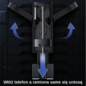 Uchwyt samochodowy USAMS Air Vent Gravity czarny/black ZJ058ZJ01