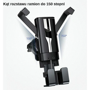 Uchwyt samochodowy USAMS Air Vent Gravity czarny/black ZJ058ZJ01