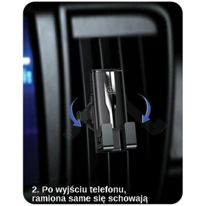 Uchwyt samochodowy USAMS Air Vent Gravity czarny/black ZJ058ZJ01