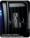 Buy USAMS Air Vent Car Mount Gravity black ZJ058ZJ01 (US-ZJ058) - USA741BLK - {ean13} - Home Screen Store Europe
