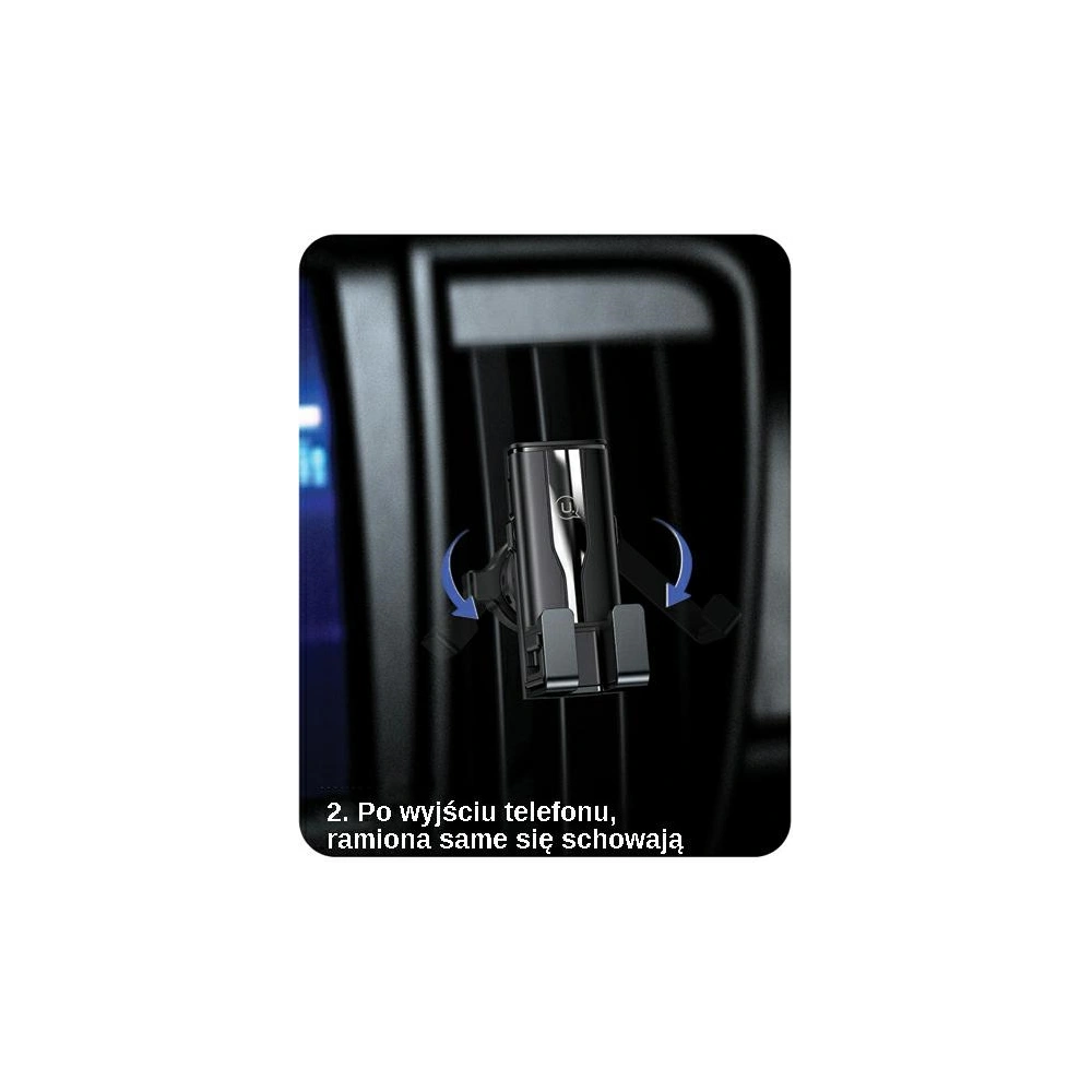 Uchwyt samochodowy USAMS Air Vent Gravity czarny/black ZJ058ZJ01