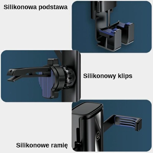 Kup Uchwyt samochodowy USAMS Air Vent Gravity czarny/black ZJ058ZJ01 - USA741BLK - {ean13} - Sklep Home Screen
