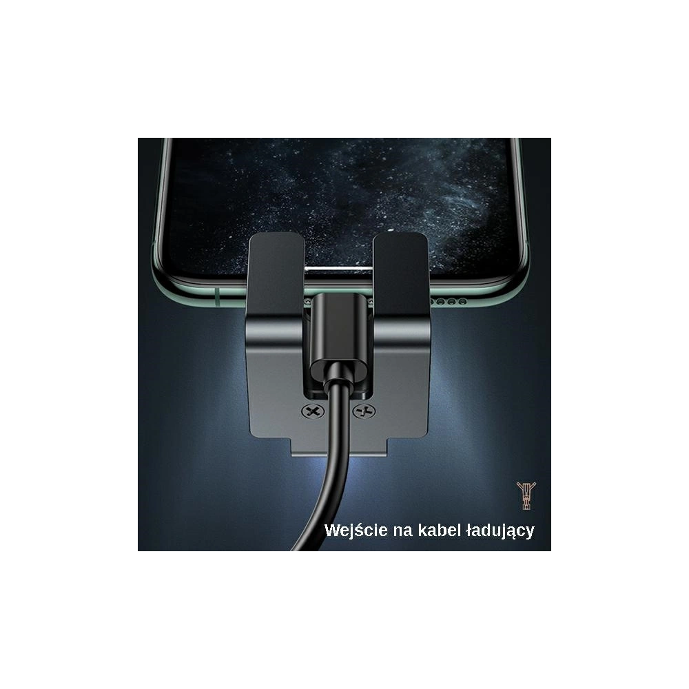 Uchwyt samochodowy USAMS Air Vent Gravity czarny/black ZJ058ZJ01