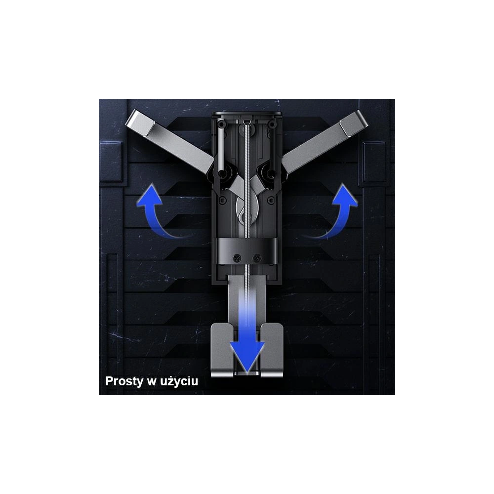 Uchwyt samochodowy USAMS Air Vent Metal Gravi ty czerwony/red ZJ060ZJ01