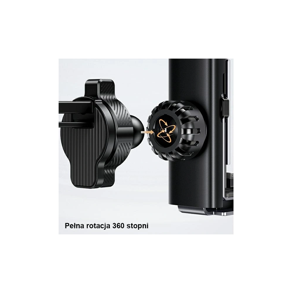 Uchwyt samochodowy USAMS Air Vent Metal Gravi ty czerwony/red ZJ060ZJ01