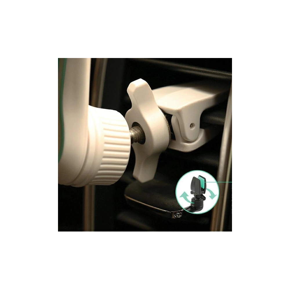 Uchwyt samochodowy USAMS Air Vent Tuyere FX Series biały/white VSFX02