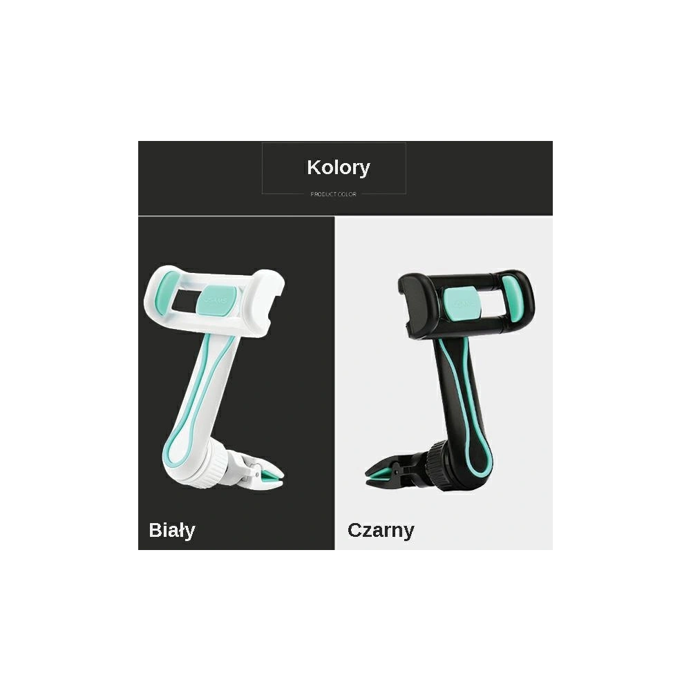 Uchwyt samochodowy USAMS Air Vent Tuyere FX Series biały/white VSFX02