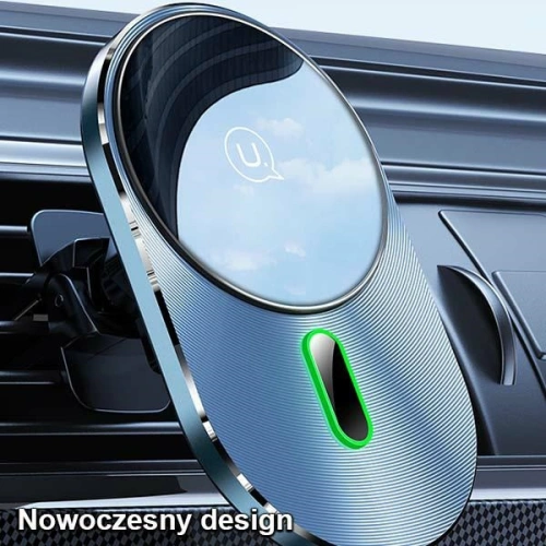 Buy USAMS Wireless Charger Car Mount Magnetic Car Wireless Charging 15W Air Vent grey CD170DZ01 (US-CD170) - USA750GRY - {ean13} - Home Screen Store Europe