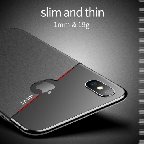 Buy MSVII Logo Cut-Out iPhone XS/X 5.8 Black + Tempered glass - MS7240BLK - {ean13} - Home Screen Store Europe