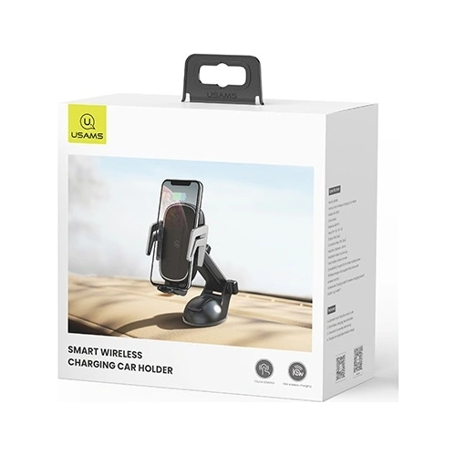 Kup Suport auto cu încărcare inductivă USAMS US-CD101 Inducție Automată 10W Tablou de bord negru/CD101ZJ01 - USA752BLK - {ean13} - Sklep Home Screen