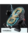 Kup Automatický držák do auta s indukčním nabíjením USAMS US-CD132 15W pro ventilaci černý/black CD132ZJ01 - USA756BLK - {ean13} - Sklep Home Screen
