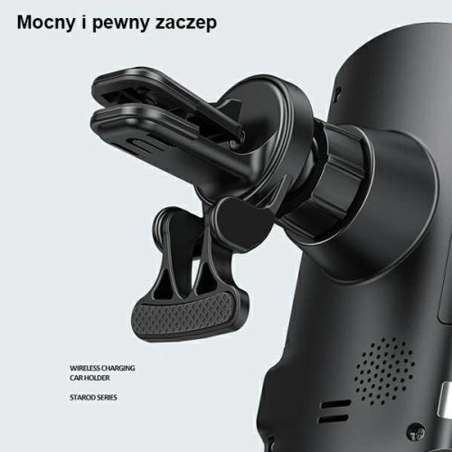 Kup Držák do auta s indukčním nabíjením USAMS US-CD133 10W Automatický vzduchový ventil černý/black Starod CD133ZJ01 - USA757BLK - {ean13} - Sklep Home Screen