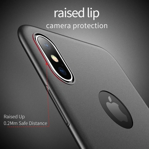 Kup Etui MSVII Logo Cut-Out iPhone XS/X 5.8 Black - MS7240BLK - {ean13} - Sklep Home Screen