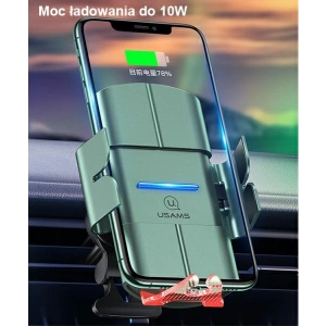 Kup Uchwyt samochodowy z ładowaniem indukcyjnym USAMS US-CD133 10W Automatic Air Vent zielony/green Starod CD133ZJ02 - USA758GRN - {ean13} - Sklep Home Screen