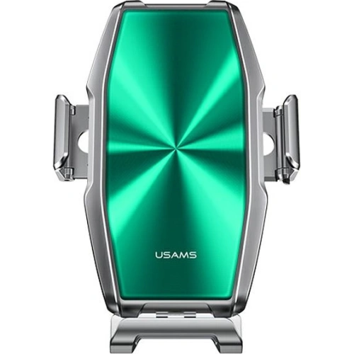 Kup Fahrzeughalter mit induktiver Ladung USAMS US-CD134 15W Automatische Lüftung Silber/Zinn Zenya CD134ZJ01 - USA759SLV - {ean13} - Sklep Home Screen