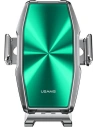 Fahrzeughalter mit induktiver Ladung USAMS US-CD134 15W Automatische Lüftung Silber/Zinn Zenya CD134ZJ01