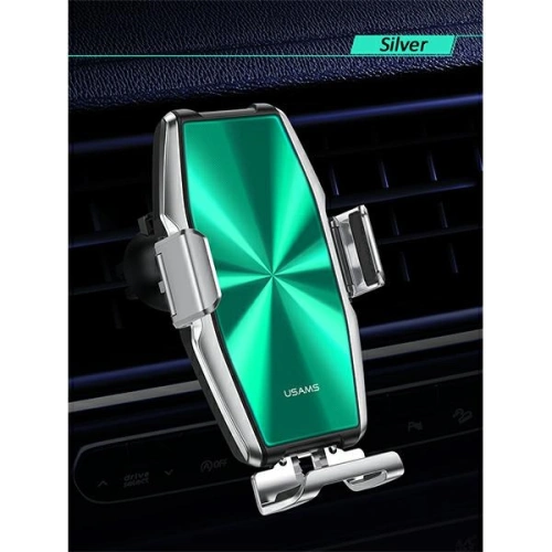 Kup Automatická automobilová nabíječka s indukčním nabíjením USAMS US-CD134 15W pro vzduchový ventil stříbrná/silver Zenya CD134ZJ01 - USA759SLV - {ean13} - Sklep Home Screen