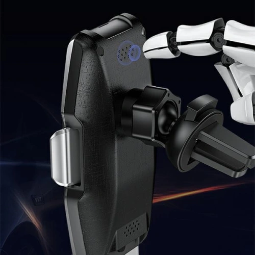 Kup Automatická automobilová nabíječka s indukčním nabíjením USAMS US-CD134 15W pro vzduchový ventil stříbrná/silver Zenya CD134ZJ01 - USA759SLV - {ean13} - Sklep Home Screen