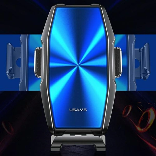 Kup Auto-Halterung mit induktiver Ladung USAMS US-CD134 15W Automatischer Luftauslass grau/grey Zenya CD134ZJ02 - USA760GRY - {ean13} - Sklep Home Screen