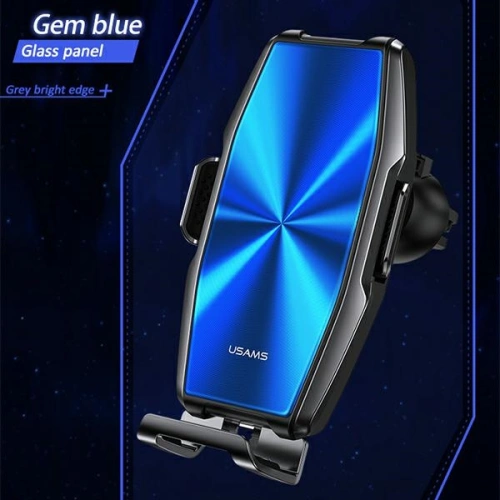 Kup Auto-Halterung mit induktiver Ladung USAMS US-CD134 15W Automatischer Luftauslass grau/grey Zenya CD134ZJ02 - USA760GRY - {ean13} - Sklep Home Screen