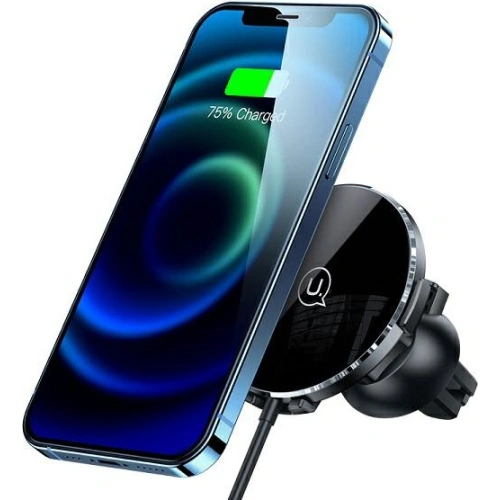 Kup Auto-Halterung mit induktiver Ladung USAMS US-CD164 15W 2in1 Magnetische Lüftung schwarz/schwarz CD164DZ01 - USA761BLK - {ean13} - Sklep Home Screen