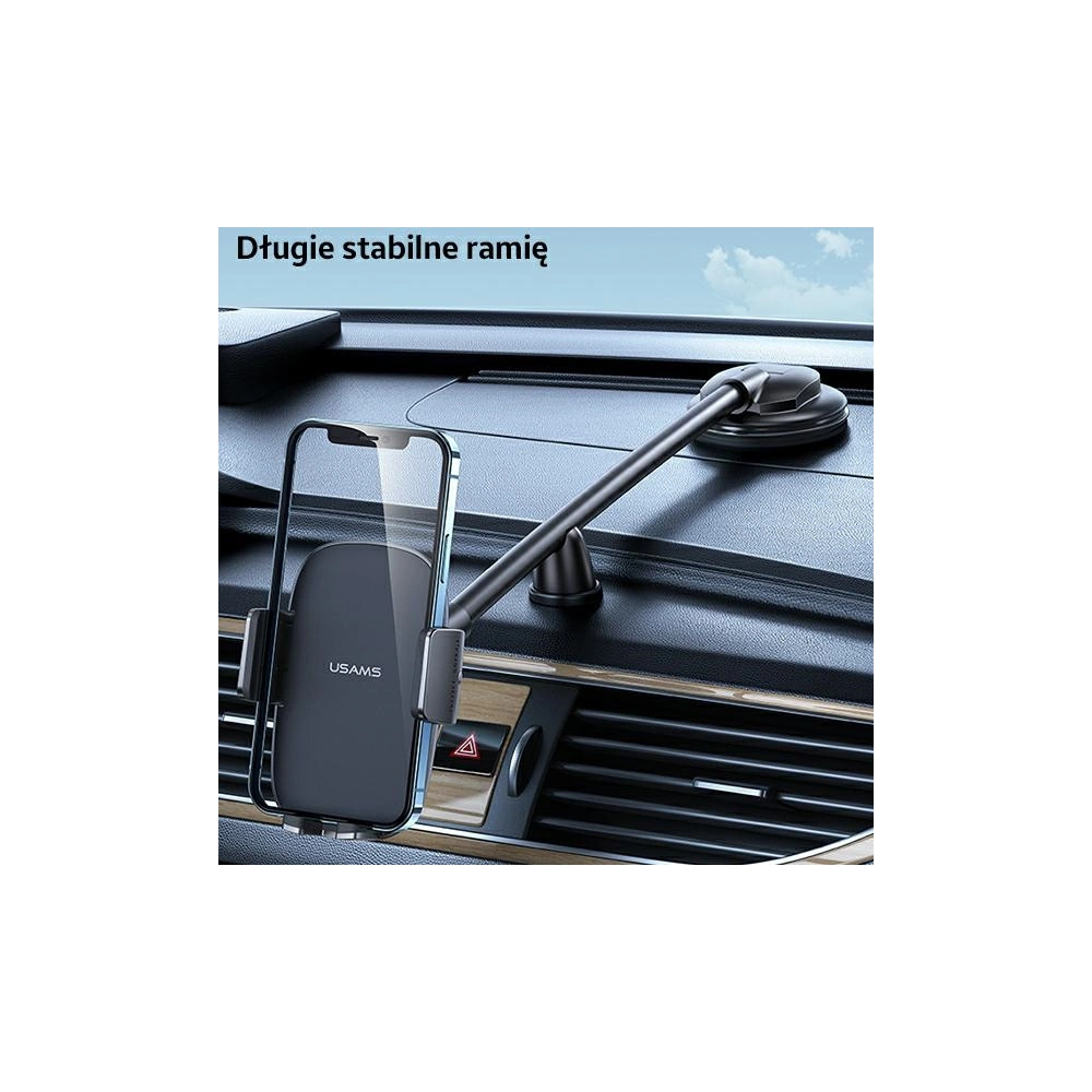 Uchwyt samochodowy USAMS na kokpit czarny/black ZJ065ZJ01
