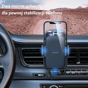 Kup USAMS Auto-Halterung für das Armaturenbrett/Fenster schwarz ZJ063ZJ01 - USA771BLK - {ean13} - Sklep Home Screen