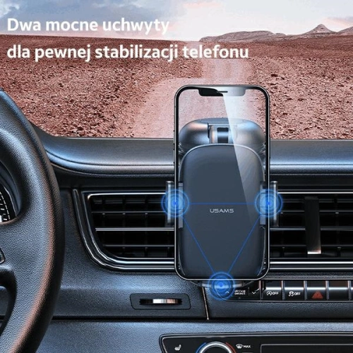 Buy USAMS Dashboard Car Mount black ZJ063ZJ01 (US-ZJ063) - USA771BLK - {ean13} - Home Screen Store Europe