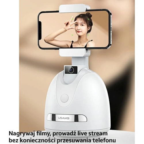 Kup USAMS Halterung mit Gesichtserkennung weiß/white ZB239GPQ01 - USA772WHT - {ean13} - Sklep Home Screen