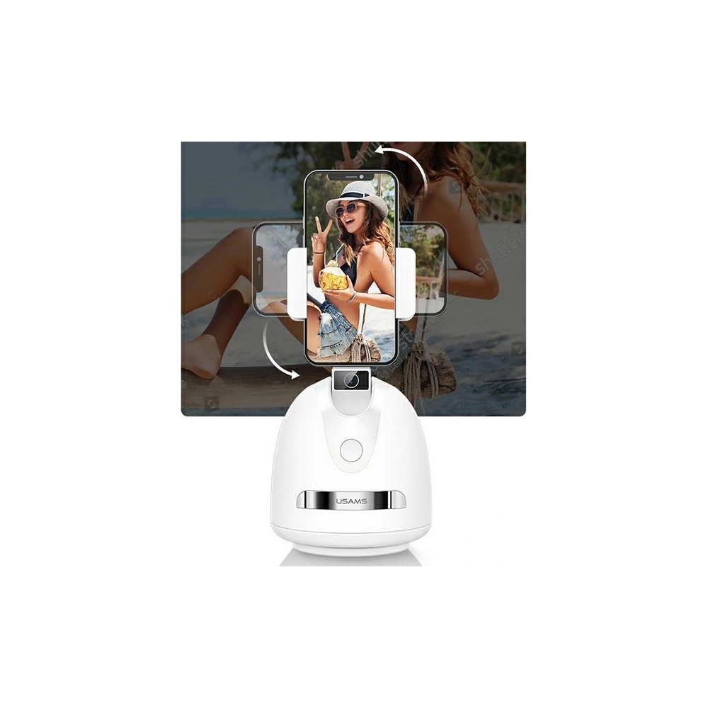 Uchwyt USAMS z funkcją śledzenia twarzy biały/white ZB239GPQ01