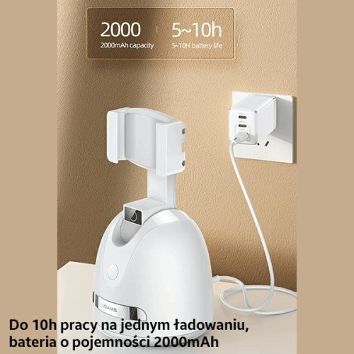 Kup Uchop USAMS s funkcí sledování obličeje bílý/white ZB239GPQ01 - USA772WHT - {ean13} - Sklep Home Screen