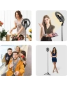 Kup Statyw na telefon USAMS z lampą LED tripod czarny/black ZB241ZJ01 - USA773BLK - {ean13} - Sklep Home Screen