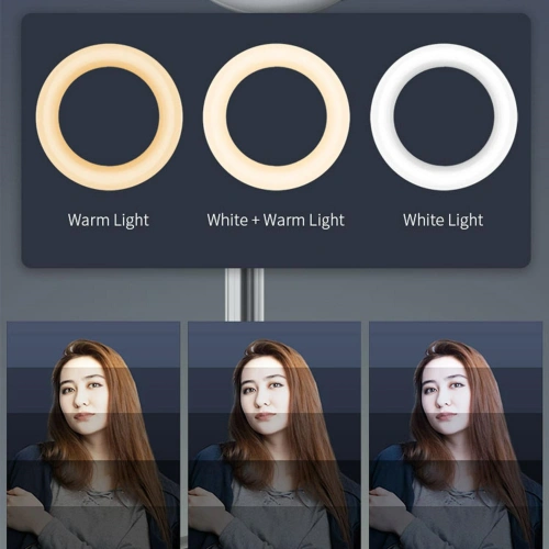 Kup USAMS Stativ für Telefon mit LED-Lampe, schwarz/black ZB241ZJ01 - USA773BLK - {ean13} - Sklep Home Screen