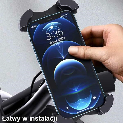 Kup Uchwyt rowerowy USAMS US-ZJ064 czarny/black ZJ064ZJ01 - USA775BLK - {ean13} - Sklep Home Screen