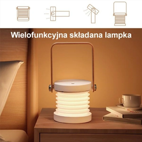 Kup Lampă LED multifuncțională de noapte USAMS albă/white ZB249YH01 - USA783WHT - {ean13} - Sklep Home Screen