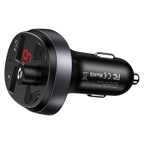 Kup Transmițător FM USAMS C11, kit de mâini libere, Bluetooth, MP3, 2xUSB 2,1A negru/black CC62GC01 - USA784BLK - {ean13} - Sklep Home Screen