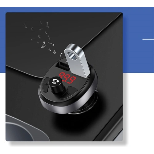 Kup FM vysílač USAMS C11, hands-free sada, Bluetooth, MP3, 2xUSB 2,1A černý/black CC62GC01 - USA784BLK - {ean13} - Sklep Home Screen