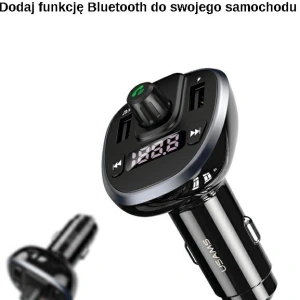 Kup Transmiter FM USAMS C21, zestaw głośnomówiący, Bluetooth 5.0, MP3, 2xUSB 3,4A czarny/black CC115GC01 - USA785BLK - {ean13} - Sklep Home Screen