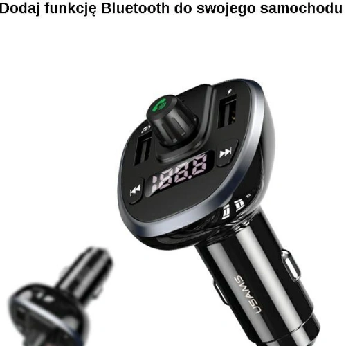 Kup FM-Transmitter USAMS C21, Freisprecheinrichtung, Bluetooth 5.0, MP3, 2xUSB 3,4A schwarz/black CC115GC01 - USA785BLK - {ean13} - Sklep Home Screen