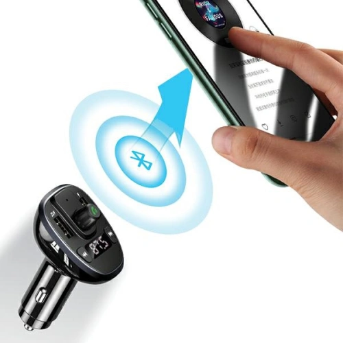 Kup FM-Transmitter USAMS C21, Freisprecheinrichtung, Bluetooth 5.0, MP3, 2xUSB 3,4A schwarz/black CC115GC01 - USA785BLK - {ean13} - Sklep Home Screen