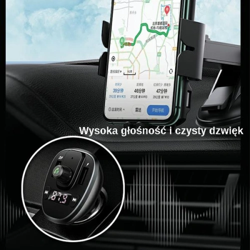 Kup FM-Transmitter USAMS C21, Freisprecheinrichtung, Bluetooth 5.0, MP3, 2xUSB 3,4A schwarz/black CC115GC01 - USA785BLK - {ean13} - Sklep Home Screen